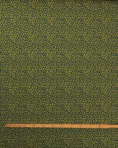 Alternative view of Mørkegrøn med lime mønster - Jersey