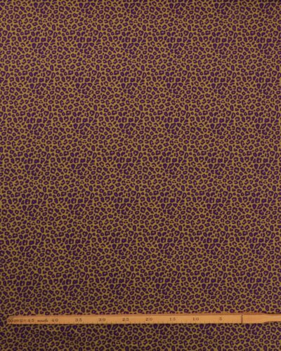 Alternative view of Olivengrøn med mørkelilla mønster - Jersey