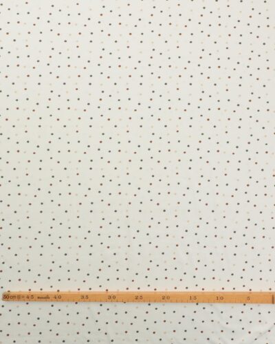 Alternative view of Flødefarvet med prikker - Jersey