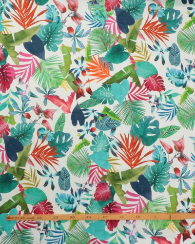 Alternative view of Blade i friske farver - Bomuld/polyester