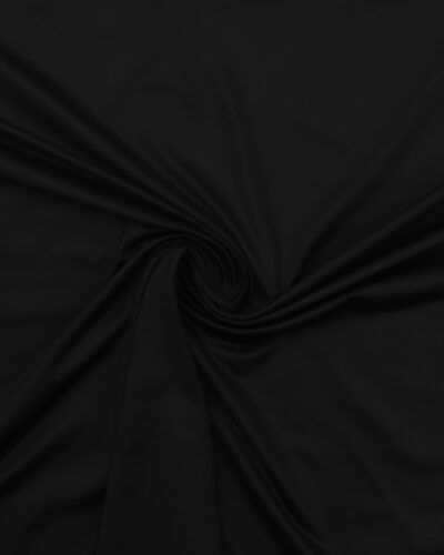 Sort - Polyester med stræk