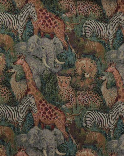 Vilde dyr - Gobelin i bomuld/polyester