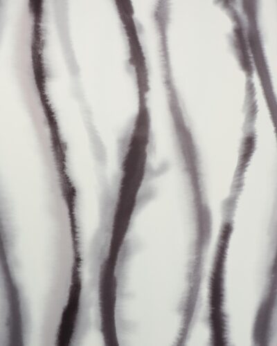 Bølget linjer i grå farver - Bade/bruseforhæng