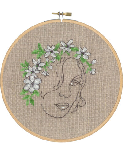 Blomster i håret - Ø 18 cm