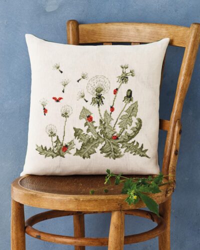 Mariehøns  - 40x40 cm