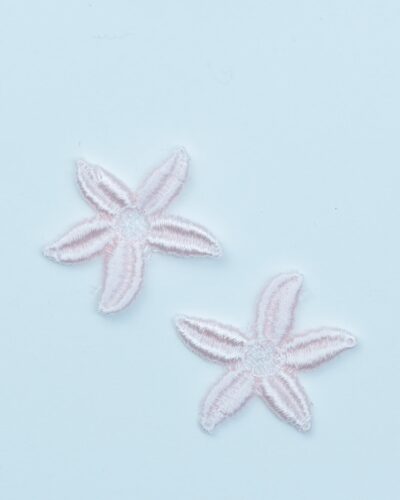 To lyserøde blomster, ca. 4 cm - Symærke