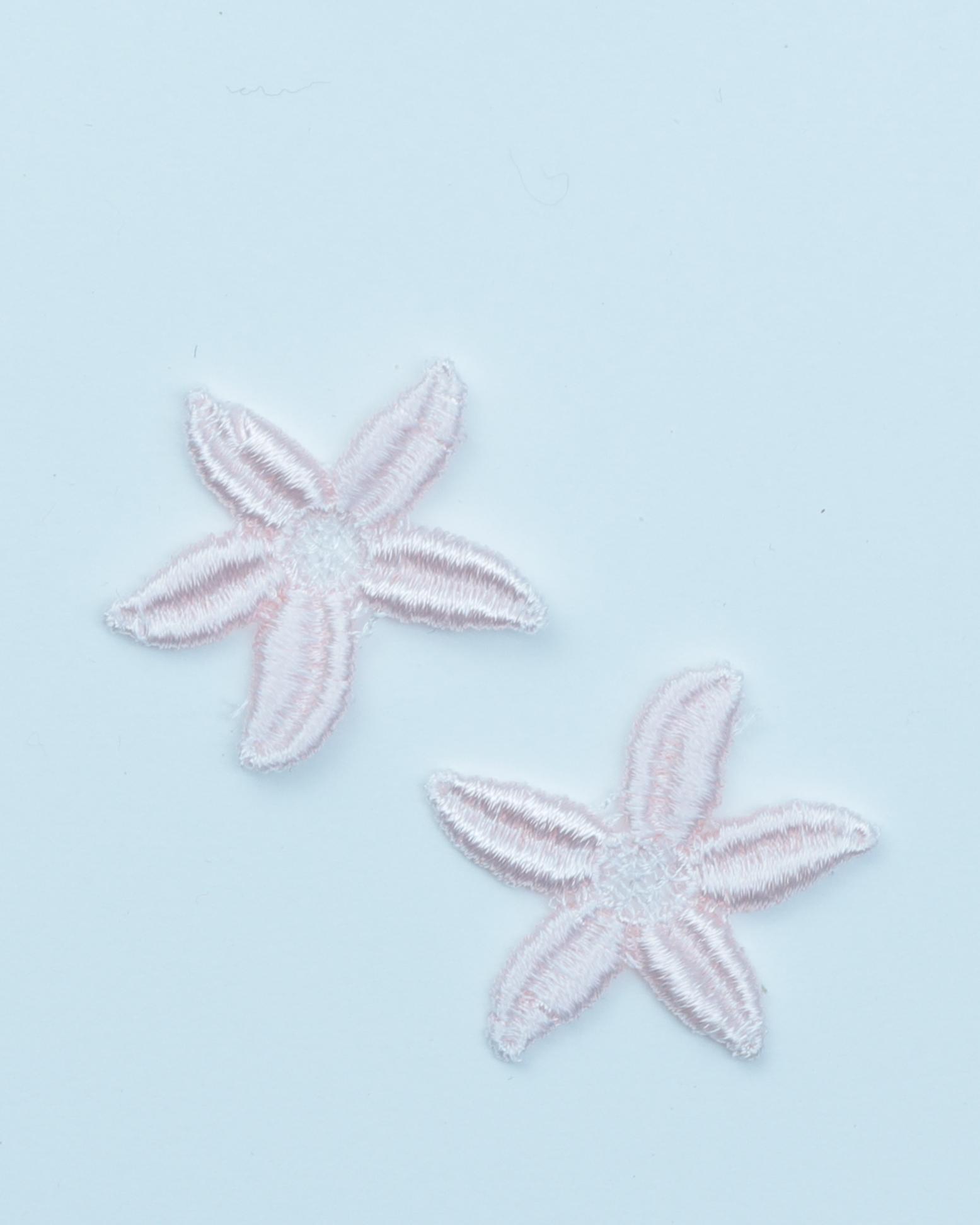 To lyserøde blomster, ca. 4 cm - Symærke