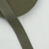 Armygrøn, bomuld - Gjordbånd 40 mm