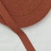 Cognac, bomuld - Gjordbånd 30 mm