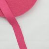 Pink, bomuld - Gjordbånd 30 mm