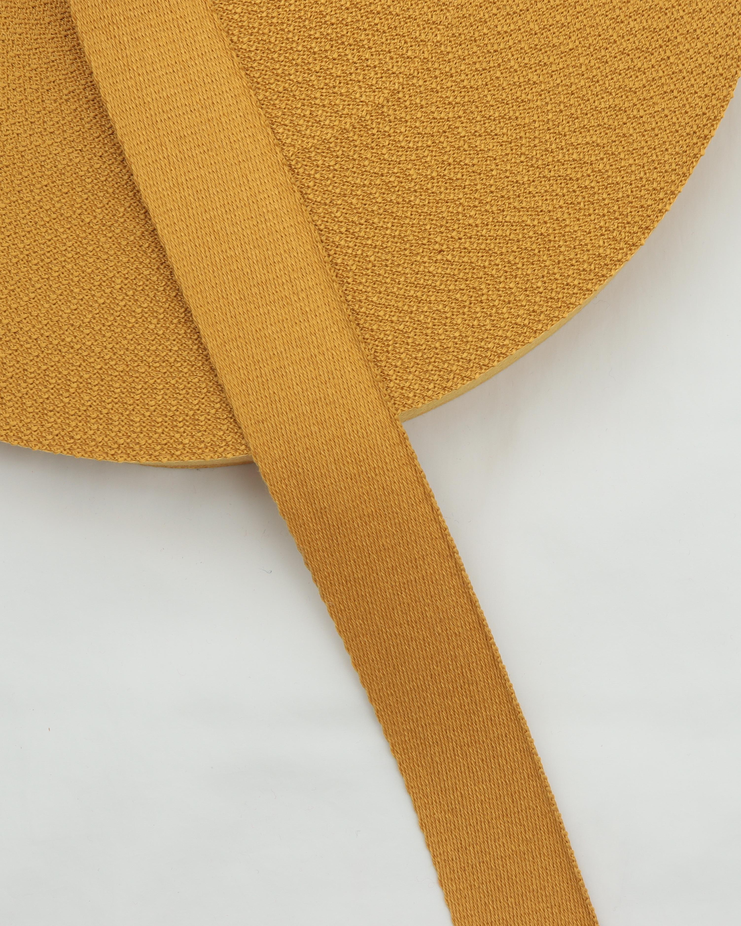 Karry, bomuld/polyester - Gjordbånd 40 mm - 20% Polyester, 80% Bomuld