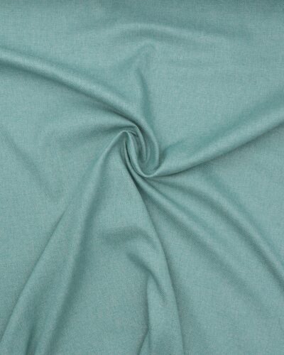 Meleret støvet turkis - Møbel/gardinstof