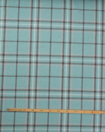 Alternative view of Tern med turkis - Møbel/gardinstof