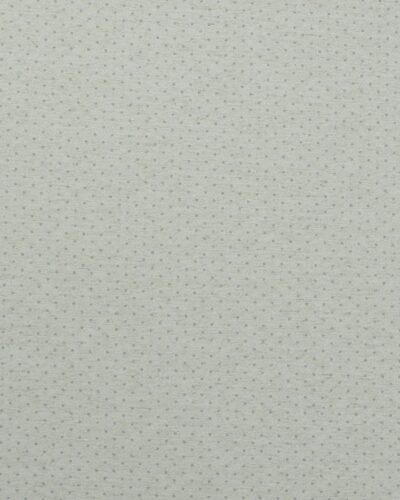 Offwhite med grønne prikker - Gardinstof