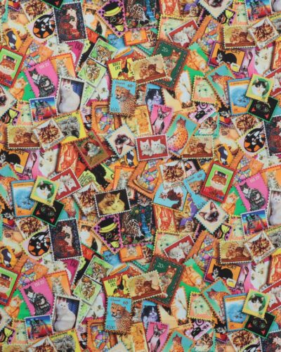 Alternative view of Frimærker med katte - Patchwork