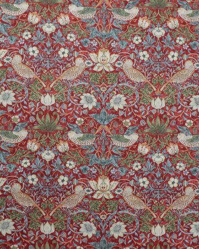 Strawberry thief, red - William Morris