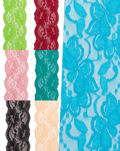 Strækblonde (elastisk blonde) - 90 mm