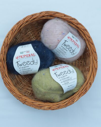 Tweedy fra Mondial (med små farvede nister)