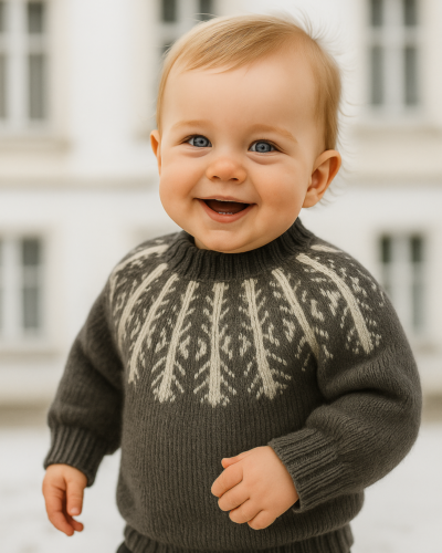 Idom Baby Sweater, model 2776 - Str. 0-24mdr.