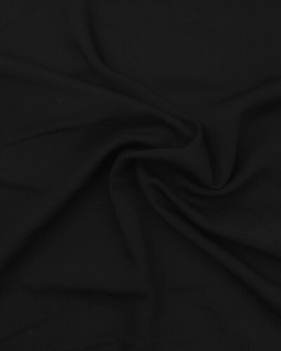 Sort med let krøleffekt - Bomuld/polyester