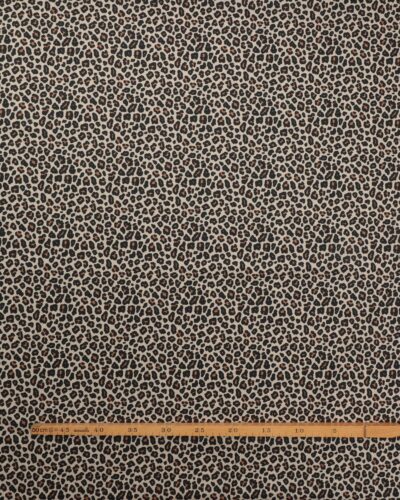 Alternative view of Dyreprint på cremefarvet bund - Bomuld