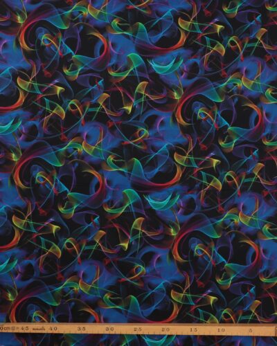 Mønster på sort - Patchwork