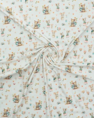 Søde mus med blomster - Jersey