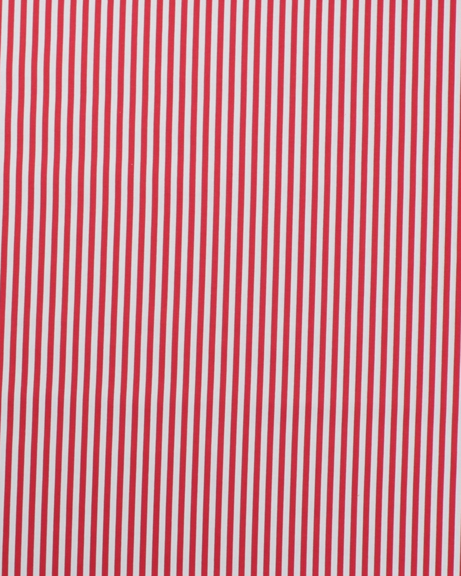 Striber i rød og hvid - Bomuld - 100% Bomuld