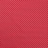 Rød med hvide hjerter - Bomuld