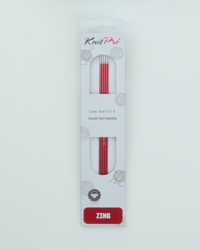 KnitPro Zing strømpepinde 20 cm - 2,0