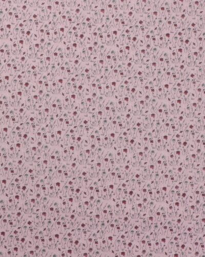 Rosa m. små blomster og bier - Patchwork