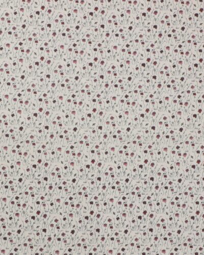 Offwhite m. små blomster og bier - Patchwork