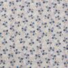 Blålilla klokkeblomster på meleret bund - Patchwork