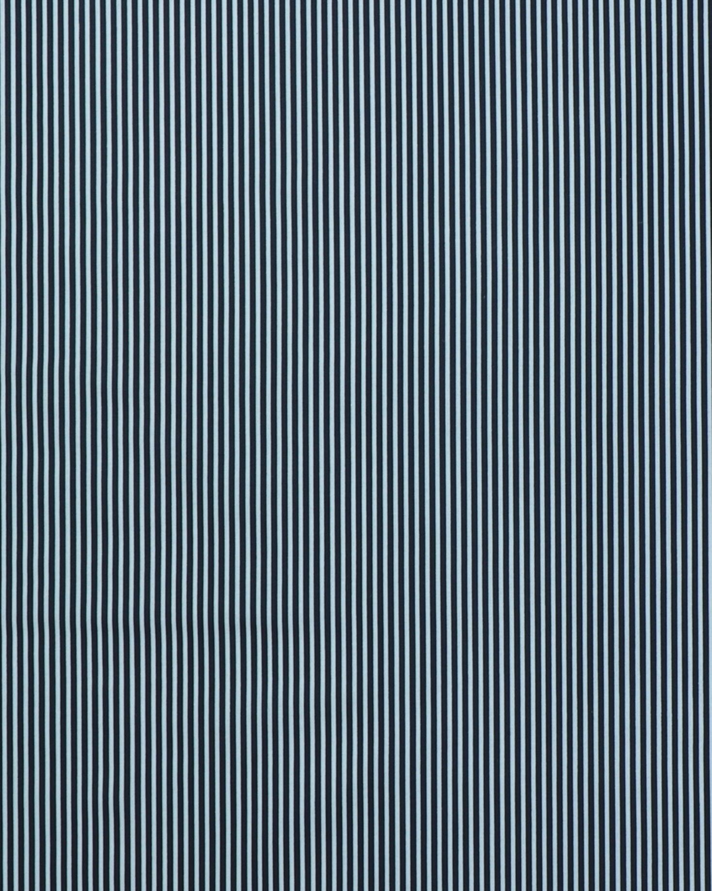 Striber, blå og hvid - Bomuld - 100% Bomuld