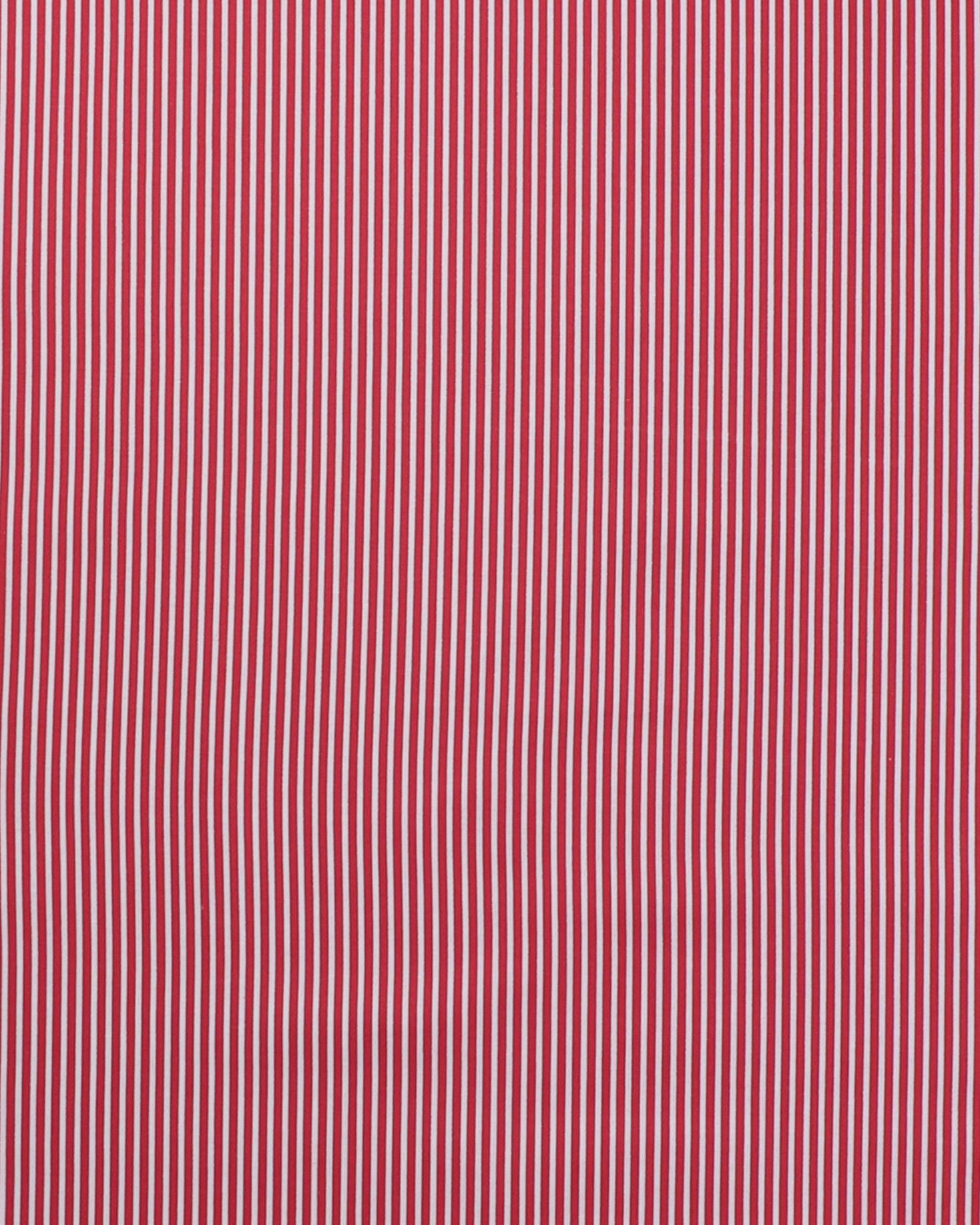 Striber, rød og hvid - Bomuld - 100% Bomuld