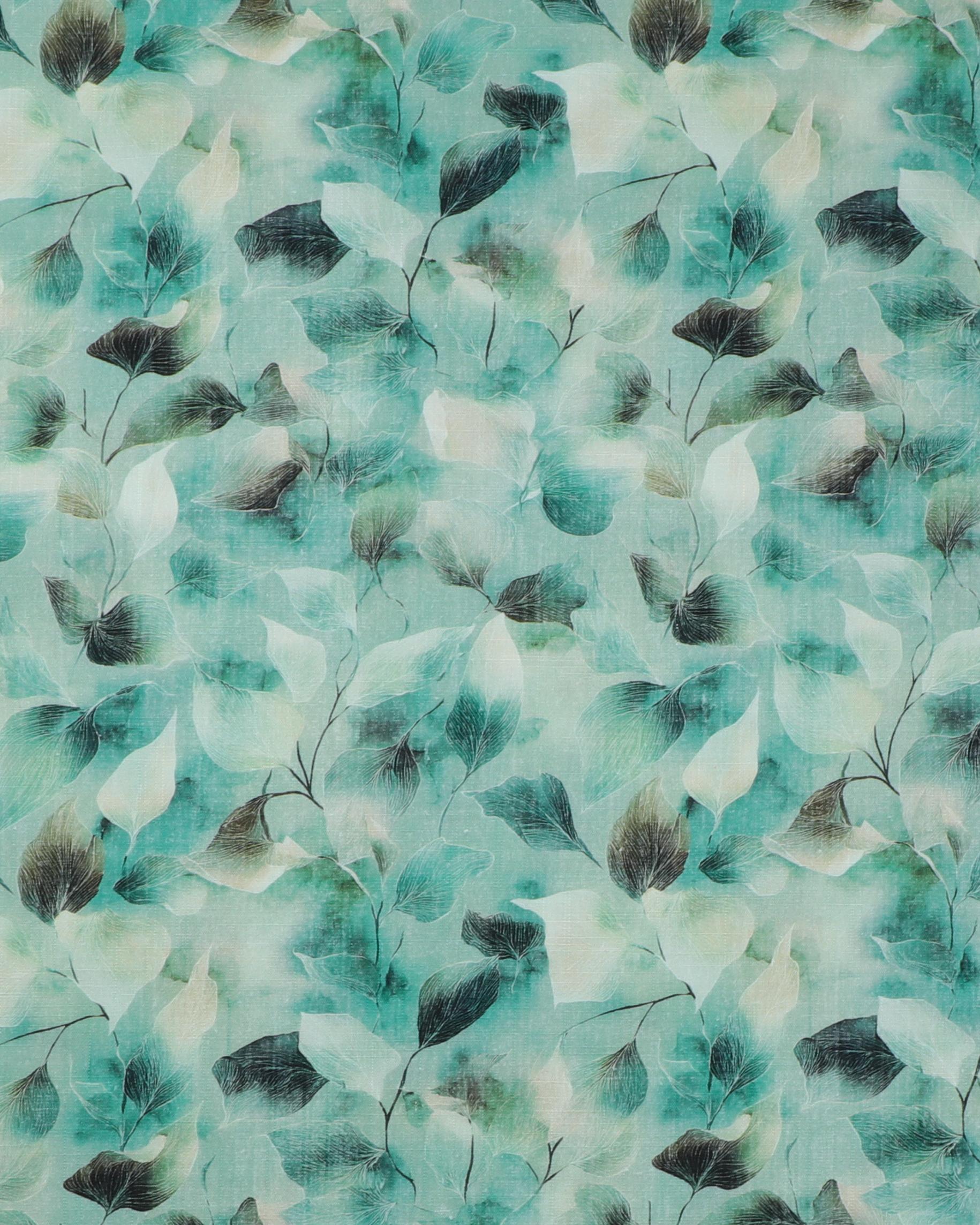 Blade i grønne/mintgrønne farver - Viskose/hør - 30% Hør, 70% Viskose