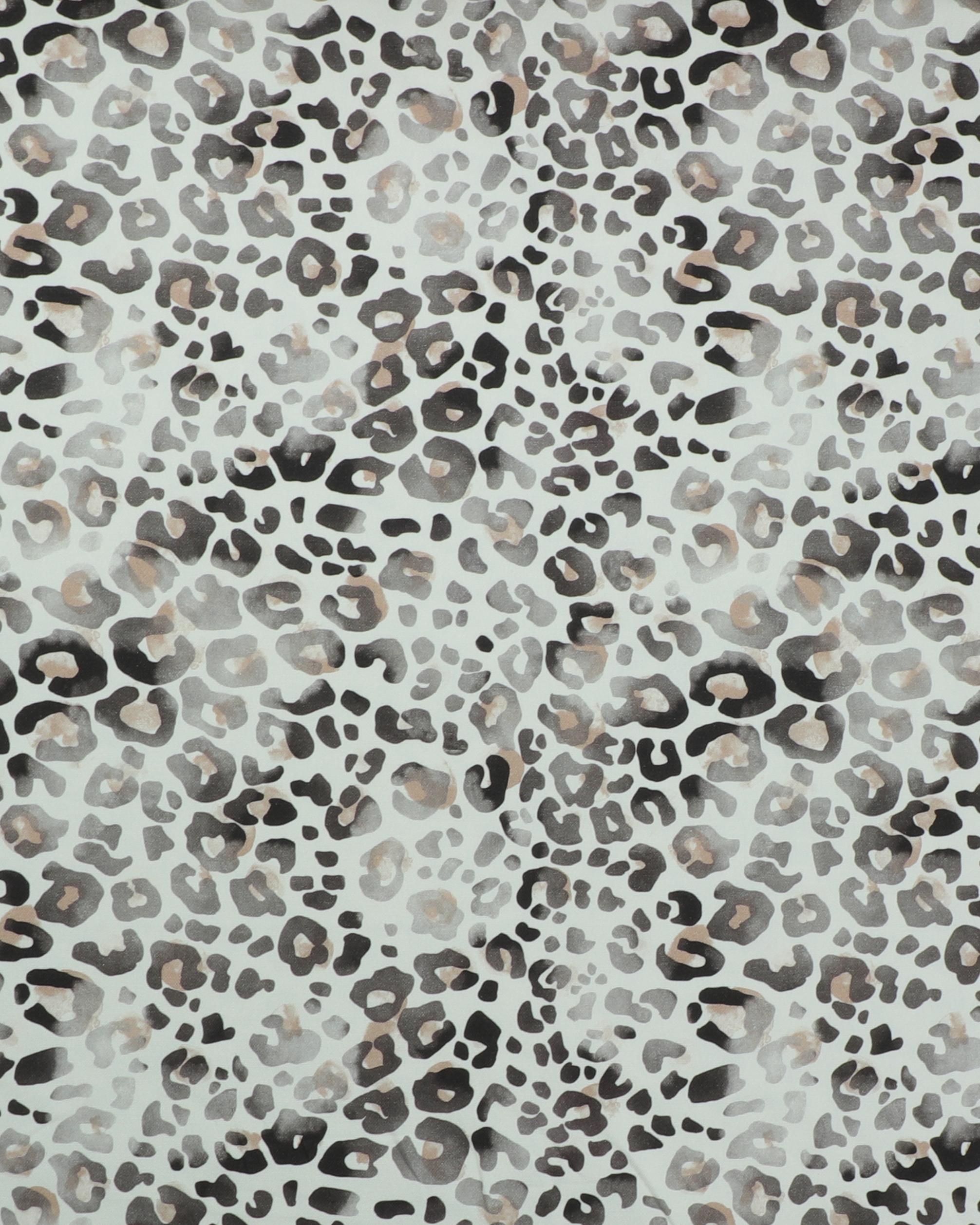 Dyreprint på offwhite - Boligtekstil - 100% Bomuld