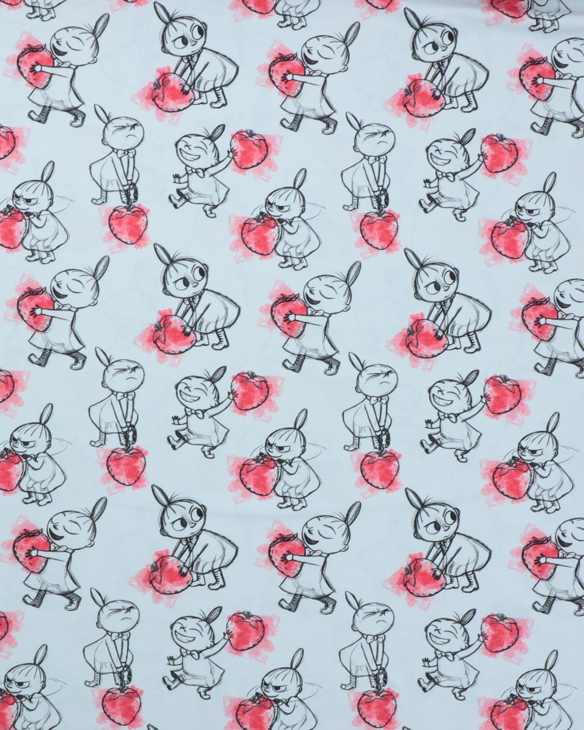 Lille My kæmper med et jordbær - Jersey - 95% Bomuld, 5% Elastan