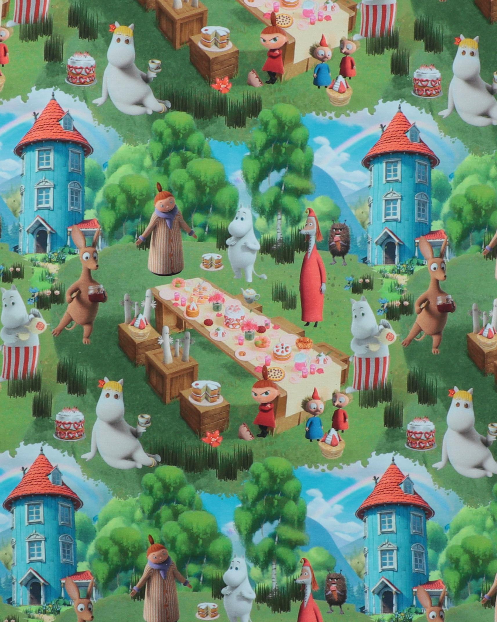 Mumitroldene holder fest - Jersey - 95% Bomuld, 5% Elastan