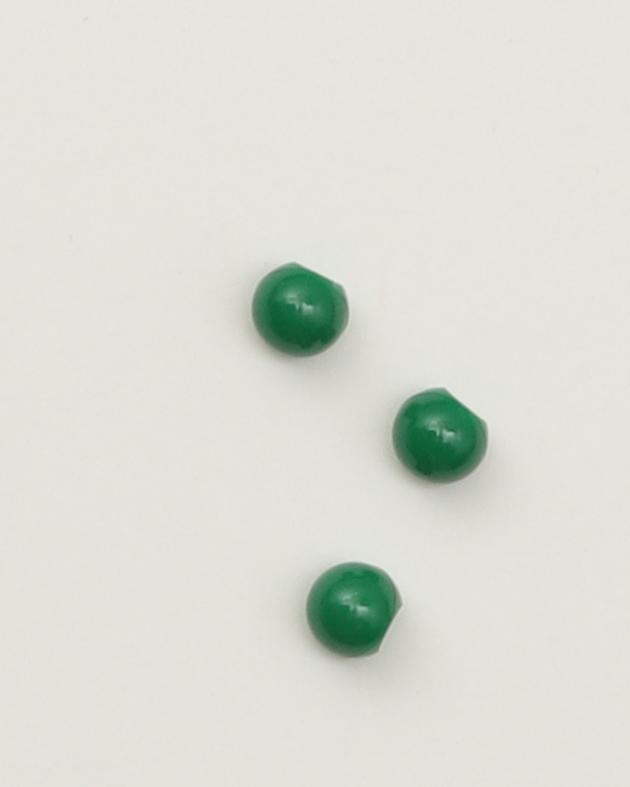 Kanalknap, grøn kugle - ca. 9 mm