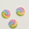 2-huls, spiralmøsnter i flere farver - ca. 30 mm træknap