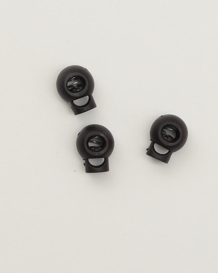 Rund sort, 8 mm - snorestopper, enkelt