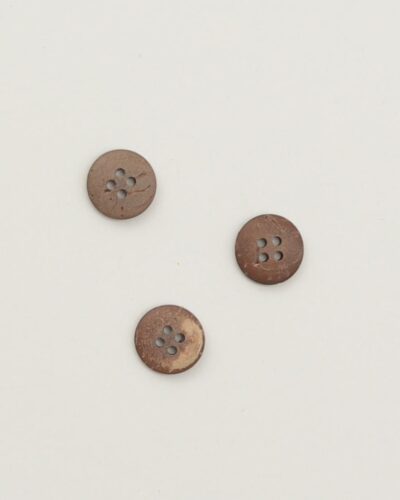 4-huls - 15 mm kokosknap