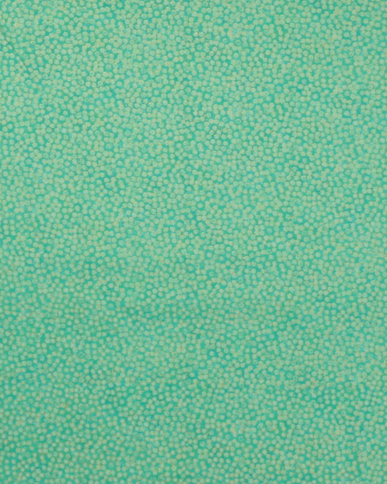 Meleret med bobler - Patchwork - Jadegrøn/lysegrøn - 100% Bomuld