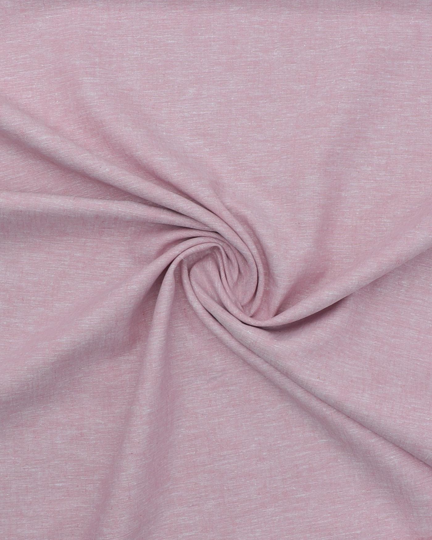 Meleret hør/bomuld - Lys rød - 45% Bomuld, 55% Hør