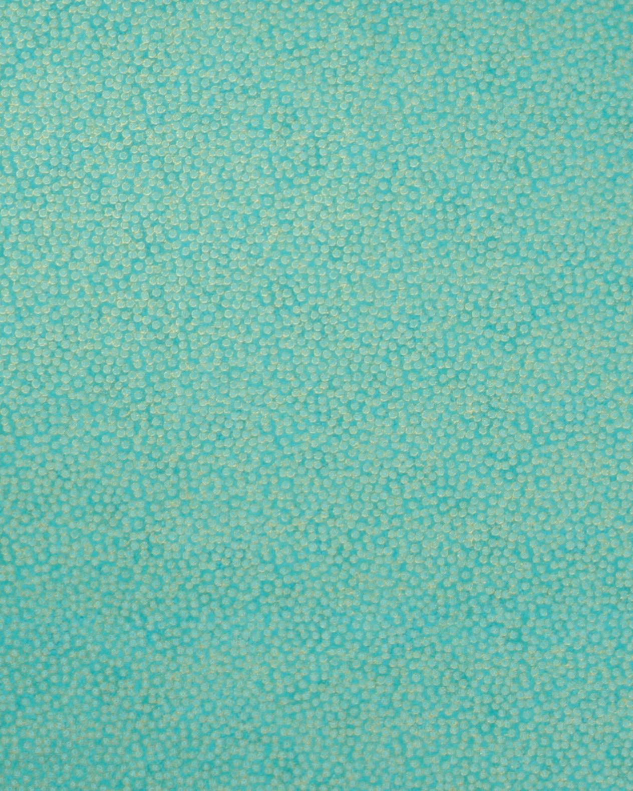 Meleret med bobler - Patchwork - Mintgrøn/lys mint - 100% Bomuld