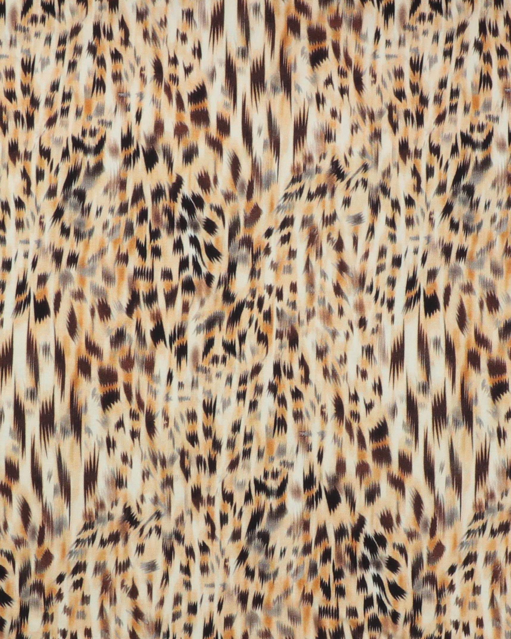 Dyreprint - Viskose jersey - 4% Elastan, 96% Viskose