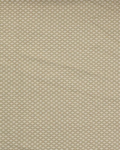 Khakifarvet med offwhite mønster - Uld/polyester