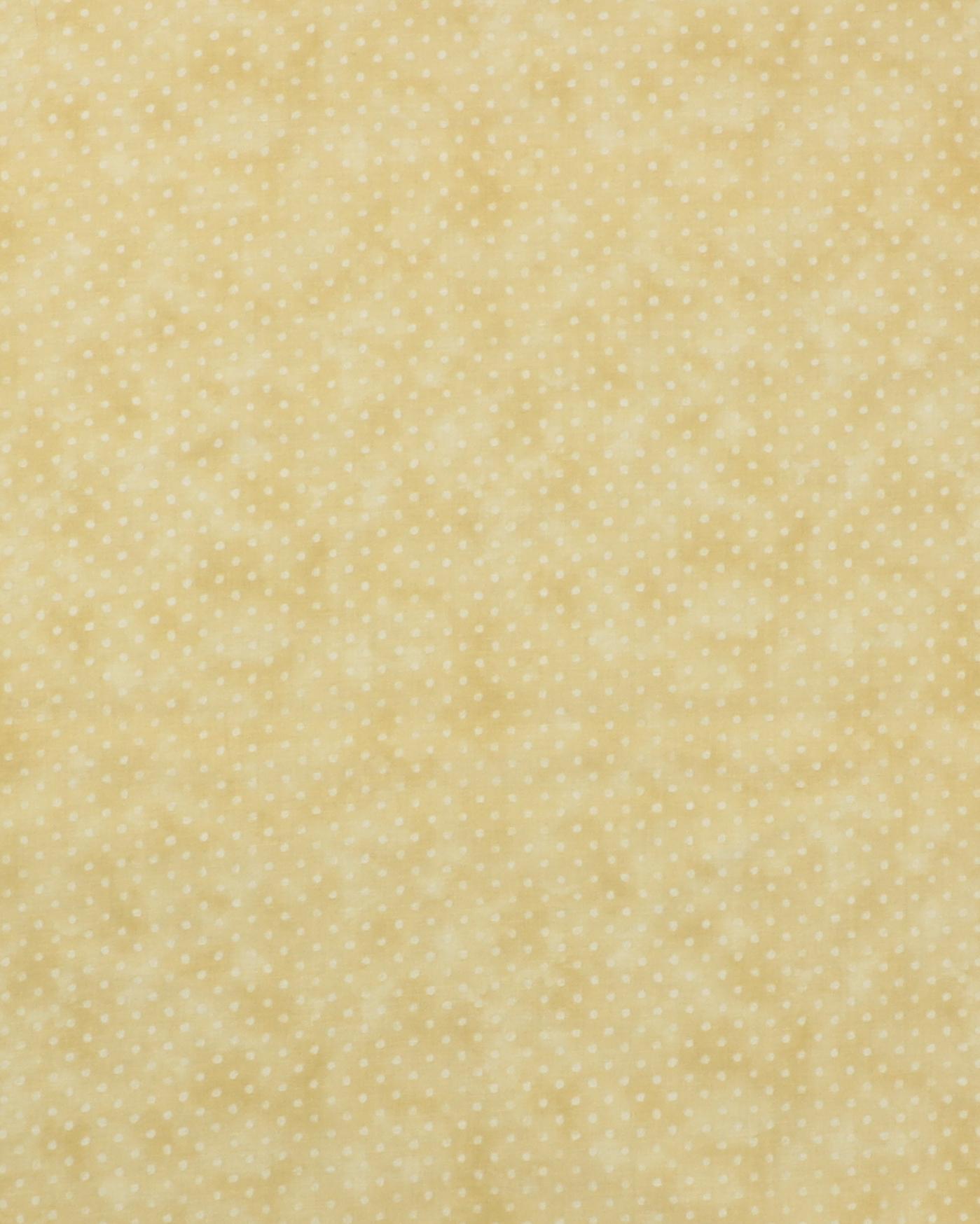 Meleret støvet lysegrøn med lyse prikker - Patchwork - 100% Bomuld