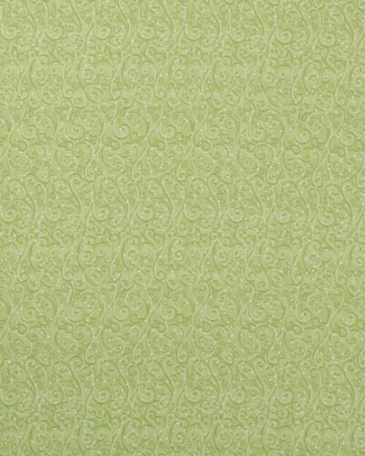 Lys grøn med kringlet mønster - Patchwork